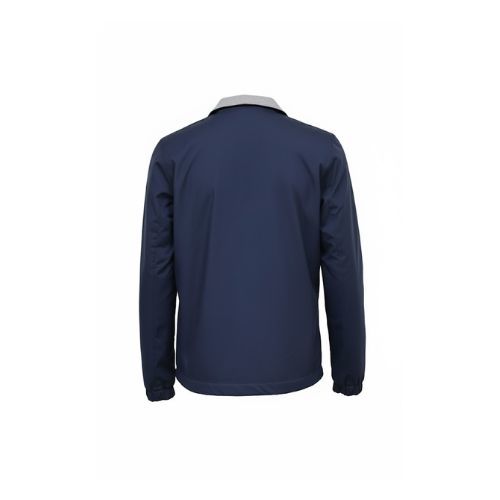 Raincoat Jacket With Cotton Double Face -0116- Navy Blue