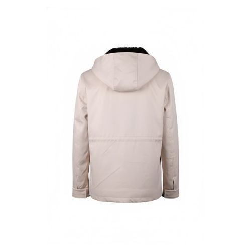 Raincoat Jacket With Fur Rex Rabbit, Lining and Hood - 0013 - 11
