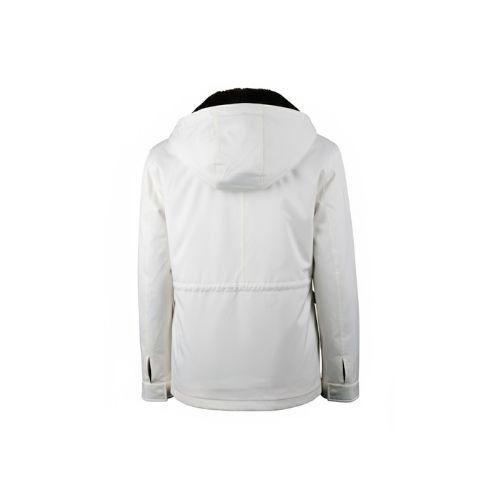 Raincoat Jacket With Fur Rex Rabbit, Lining and Hood - 0013 - 25