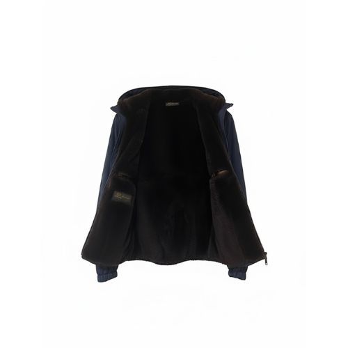 Raincoat Jacket With Fur Rex Rabbit - 009 - 103