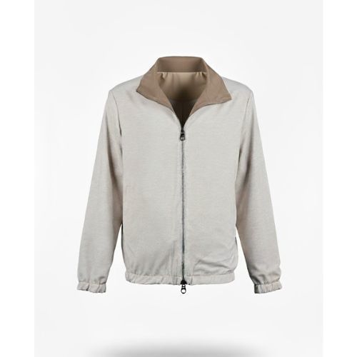 Raincoat Jacket With Cotton Double Face - 008 -  44