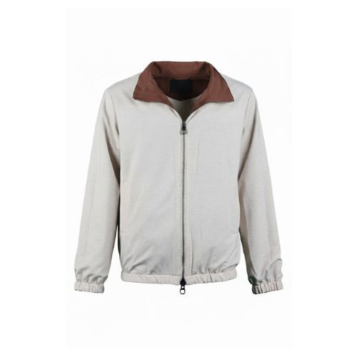 Raincoat Jacket With Cotton Double Face - 008 -  68