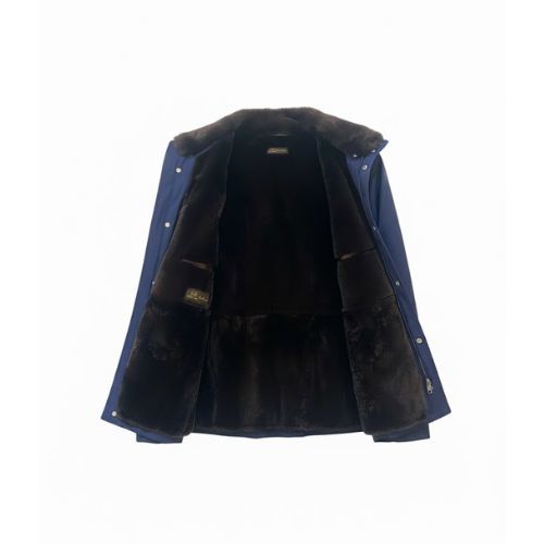 Raincoat Jacket With Fur Rex Rabbit - 014 - 103