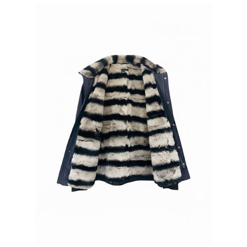 Raincoat Jacket With Fur Rex Rabbit - 014 - 89