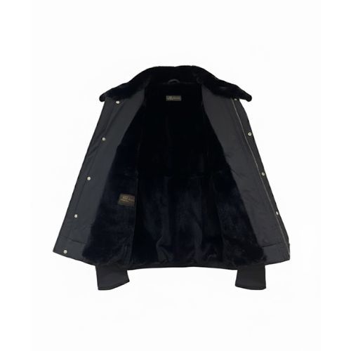 Raincoat Jacket With Rex Rabbit and Fabric Lining- 011 - 3