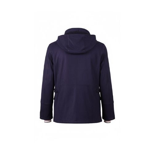 Suede Lamb Jacket With Fabric Lining and Hood - 035 - 61