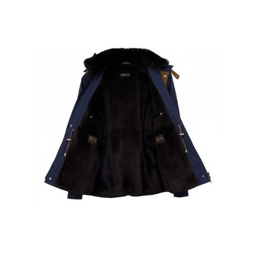 Raincoat Jacket With Fur Rex Rabbit, Lining and Hood - 0013 - 103
