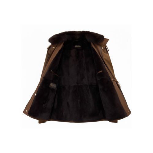 Raincoat Jacket With Fur Rex Rabbit, Lining and Hood - 0013 - 68