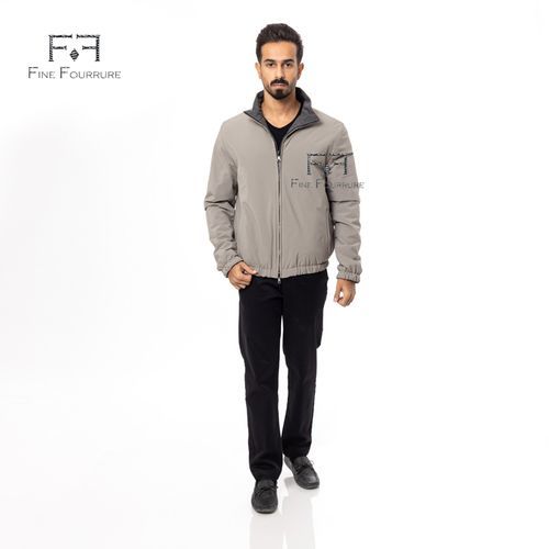 Raincoat Jacket With Cotton Double Face -0116- Olive