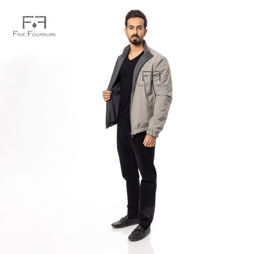 Raincoat Jacket With Cotton Double Face -0116- Olive
