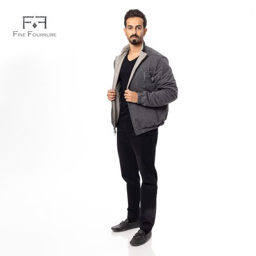 Raincoat Jacket With Cotton Double Face -0116- Olive