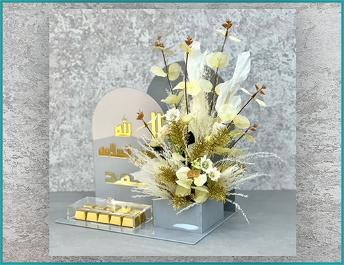 Gp249 - gifts stand with chocolate size 30*30 cm