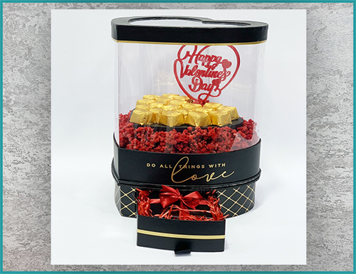 Gp110 - gift box for love with 20 pes chocolate size 30*25 cm