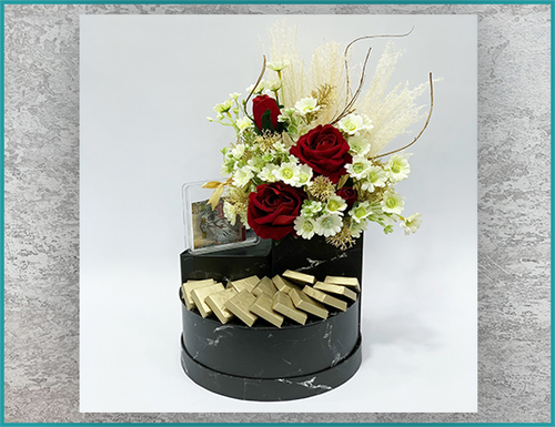 Gp186 - gifts box with 15 pes chocolate size 45*30 cm