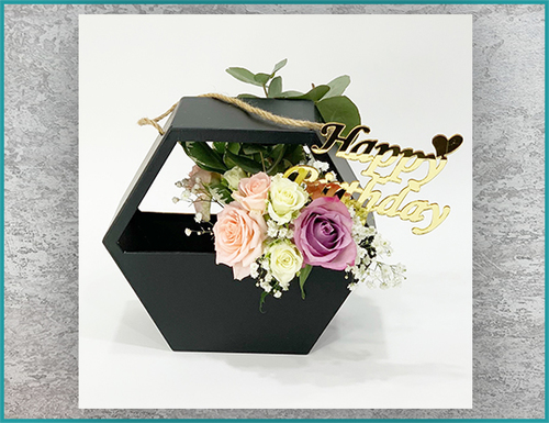 Gp127 - box with natural flower