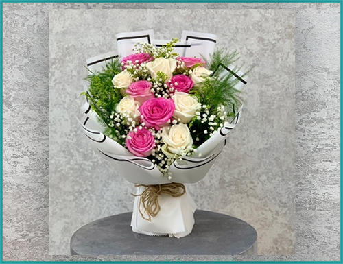 Gp268 - rose bouquet 12 pes