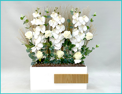 giftspalace - Gp003 - size :50*70 flower bos wood +chocolate