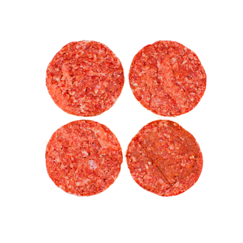 Angus Burger 1*4 patties (125 grams each) - Certified Angus Beef patties made to perfection - 500 grams