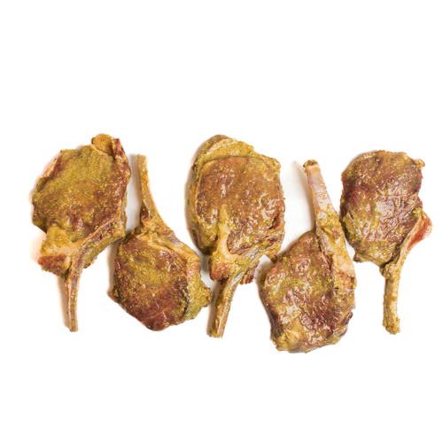 Reyash - Premium lamb chops marinated with our home made blend of sauces and spices.4-6 PCS (400 grams)