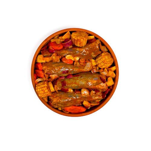 Spiced Mouzat with Veg. - 1.8 GRAMS