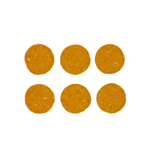 Chicken Slider Burger - 6 chicken slider patties (65g each), made from finely ground chicken breast—light, tender, and perfect for snacks or kids’ meals.