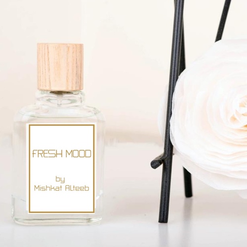 Mishkat Alteeb - FRESH MOOD - fresh morning fragrance, A calm floral-acidic opening, It takes you to the sweet, sugary flavour. The fragrance settles on vetiver woods, vanilla and musk. A creative fragrance that makes you stand out from the crowd. From our own design with international perfume standards, Complies with the requirements of the International Fragrance Association (IFRA), A new creative scent in the world of unrefined perfumes. 50 ml