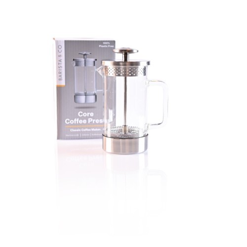 Core Coffee Press - Made only from stainless steel and borosilicate glass, The Core Coffee Press is the choice for those who are looking for a plastic-free coffee maker