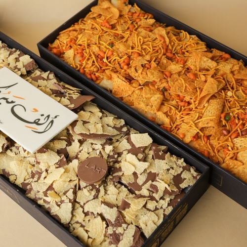 بوكسين العرض التشيبس مع الموالح المكسيكية