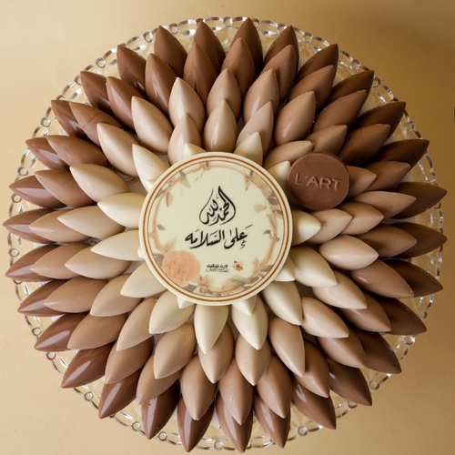 صينية كريستال تدرج الألوان 100 حبه