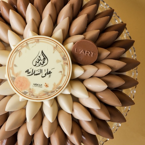 صينية كريستال تدرج الألوان 100 حبه