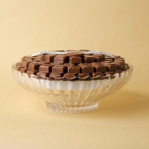 صينية كريستال دائرية 140 حبه