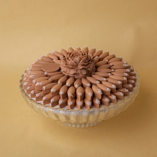 الصينية الكريستال حلو الدمعة لون بني 140 حبه