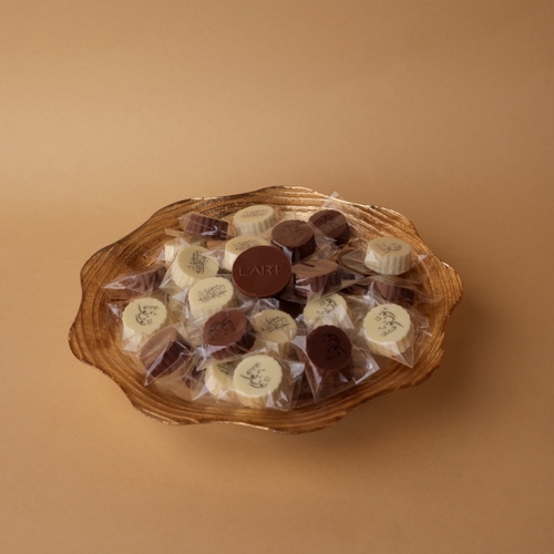 صينية كاكاو مغلف مطبوع  50 حبه