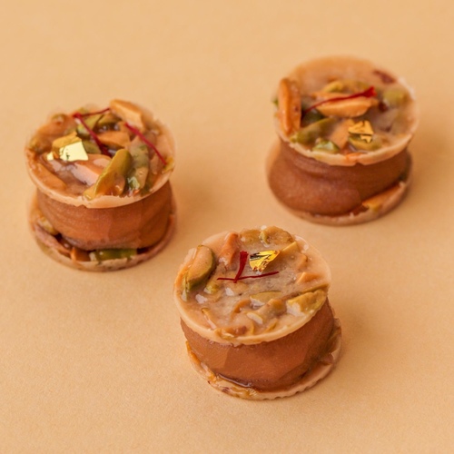 صينية ميني عصيدة  بالسمسم والهيل والزعفران 53 حبه