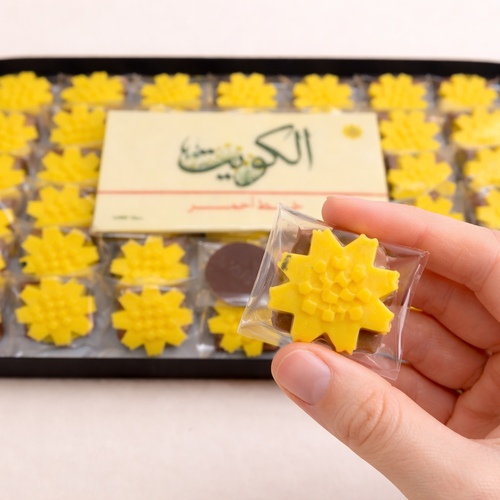 توزيعات زهرة العرفج المغلفة
