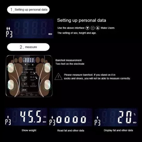 Electronic digital weighing scale