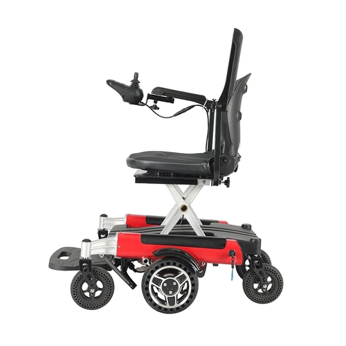 Medical Tech General Trading - electric wheelchair - High Quality Electric Chair 
 1. Possible to rotate 360 ​​degrees. 
 2.can bear a weight of up to 120 kg. 
 3. It works up to 25 kilos. 
 4. It features 6 wheels for more safety when using. 
 5. There are 2 lithium batteries for more working hours and a safety lock for the batteries