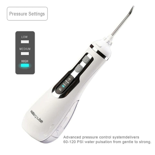 Medical Tech General Trading - water flosser - A water flosser is a handheld device that sprays streams of water in steady pulses; To remove food particles, bacteria and plaque between teeth and gum line.
Water floss is a good option for people who have trouble using traditional floss, so it is recommended for the following categories:People who have a temporary or non-removable bridge.People who have dental implants.It is also recommended for the following cases:
For the treatment of periodontal pockets.For cleaning around braces and orthodontics.For cleaning around dental work, such as: crowns and veneers.Flossing once a day helps prevent the formation of calcifications on the teeth.