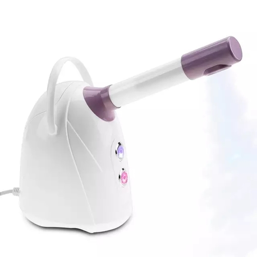 Medical Tech General Trading - A facial steamer that works in two modes, hot or cold - 1) Smoothing dead skin cells to clean them up in subsequent treatment. 2) Open the pores of the skin for deep cleaning from the inside. 
   3) Steam penetrates pores to soften and clean grease, blackhead and residue Make-up and dirt. 
 4) Steam may help skin pores release toxins. 
 5) Steam may soften wrinkles for the time being. 
 6) Stimulating blood circulation, moisturizing the skin, improving metabolism and rejuvenating the skin. 
 7) The ozone agent that sends out ozone will effectively kill the skin bacteria, keep the skin healthy, and smooth the dead cell from the skin surface for easy cleaning.