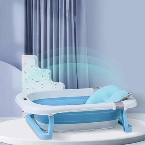 Medical Tech General Trading - Folding Baby Bath Tub Baby Bathtub Sets 0-36 Months For Newborn