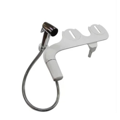 Bidet mounted on a toilet