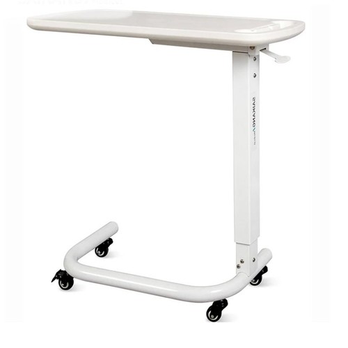 Mobile medical table for the bed