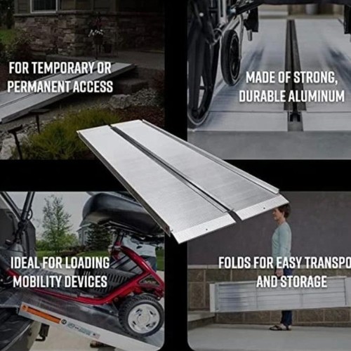 Heavy Duty Foldable Wheelchair Ramp (183/70cm)