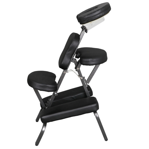 Massage chair with folding bag