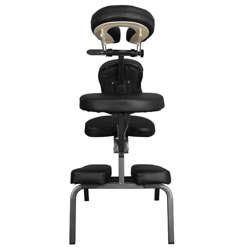 Massage chair with folding bag