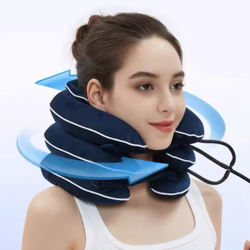 Pillow for inflatable neck