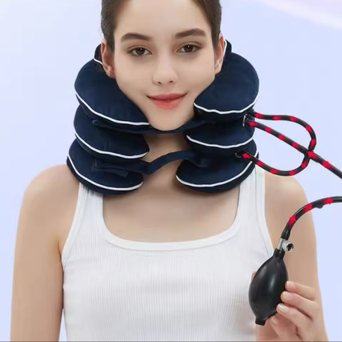 Pillow for inflatable neck