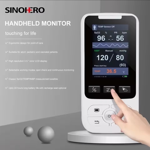 مراقبة العلامات الحيوية للاطفال السريرية المحمولة معدل المريض مراقبة SPO2 PR NIBP TEMP