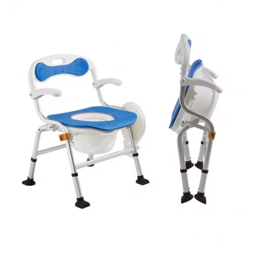 Bathroom chair and shower foldable