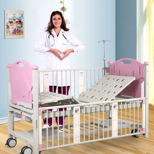 Manual medical bed for children